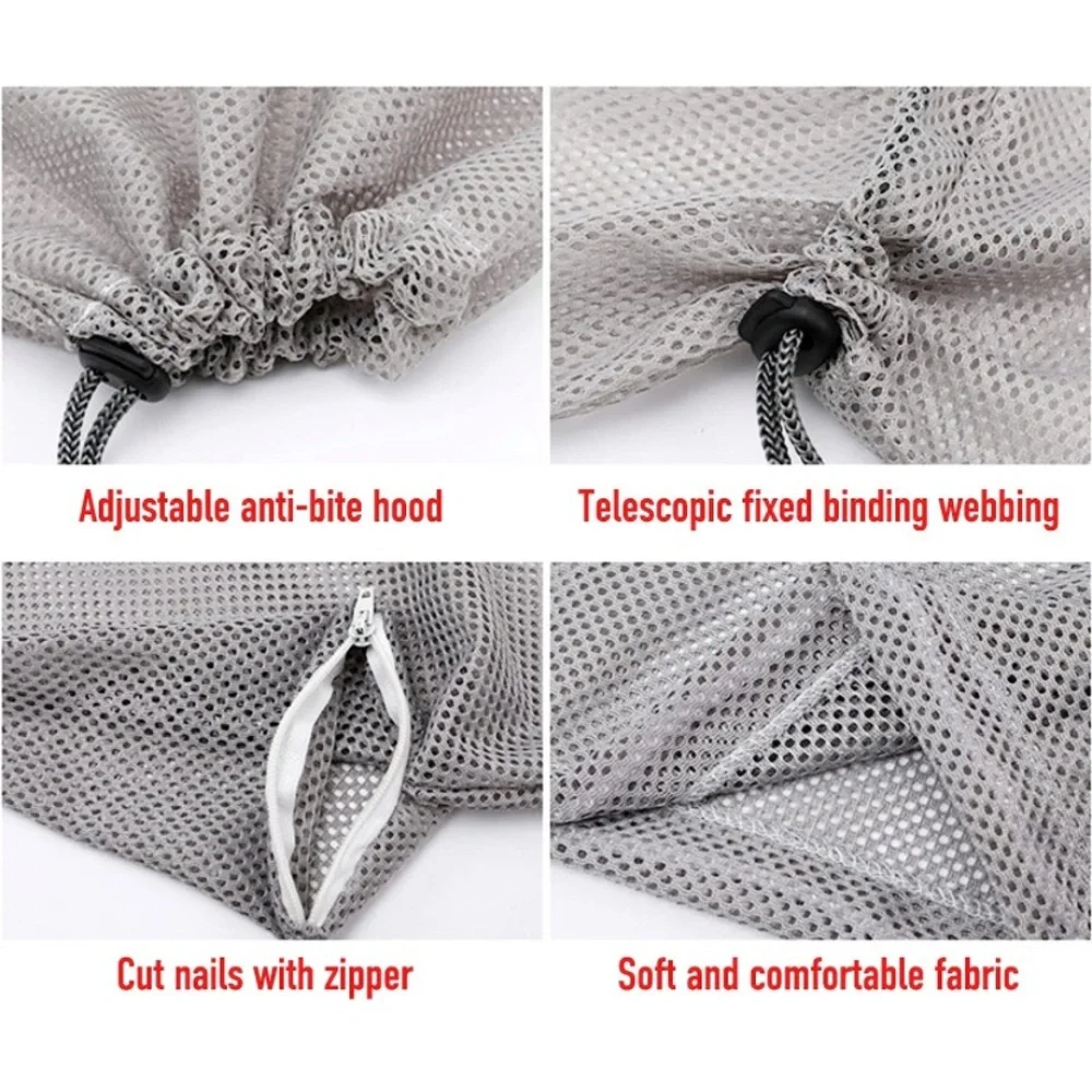 Cat bathing bag set with free comb